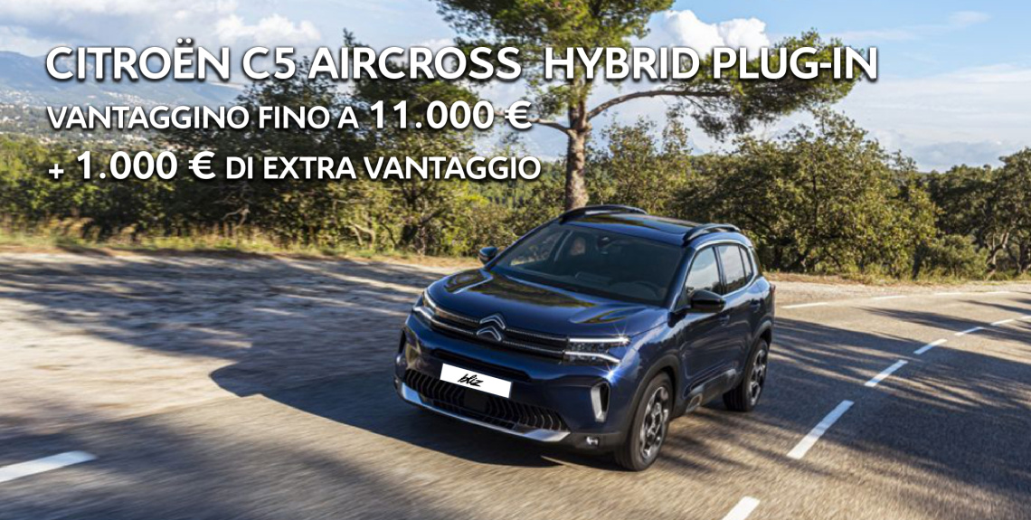 C5 Aircross Hybrid Plug-In | Extra sconto di 1000 € + 11000 € di vantaggi